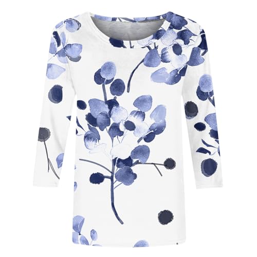Generic Elbow Sleeve Tunics for Women Cotton Clothes for Woman 3x for Women Plus Size Tops 3x Shirts for Women Plus Size 3/4 Sleeve Women's Large 3/4 Sleeve Shirts Women's 3/4 Sleeve Tops Cotton