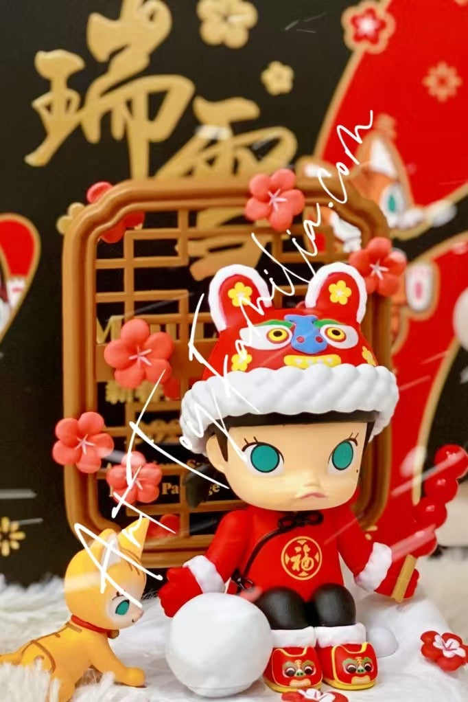 Molly Auspicious Snow Blister Package Figurine - Molly 瑞雪吊卡