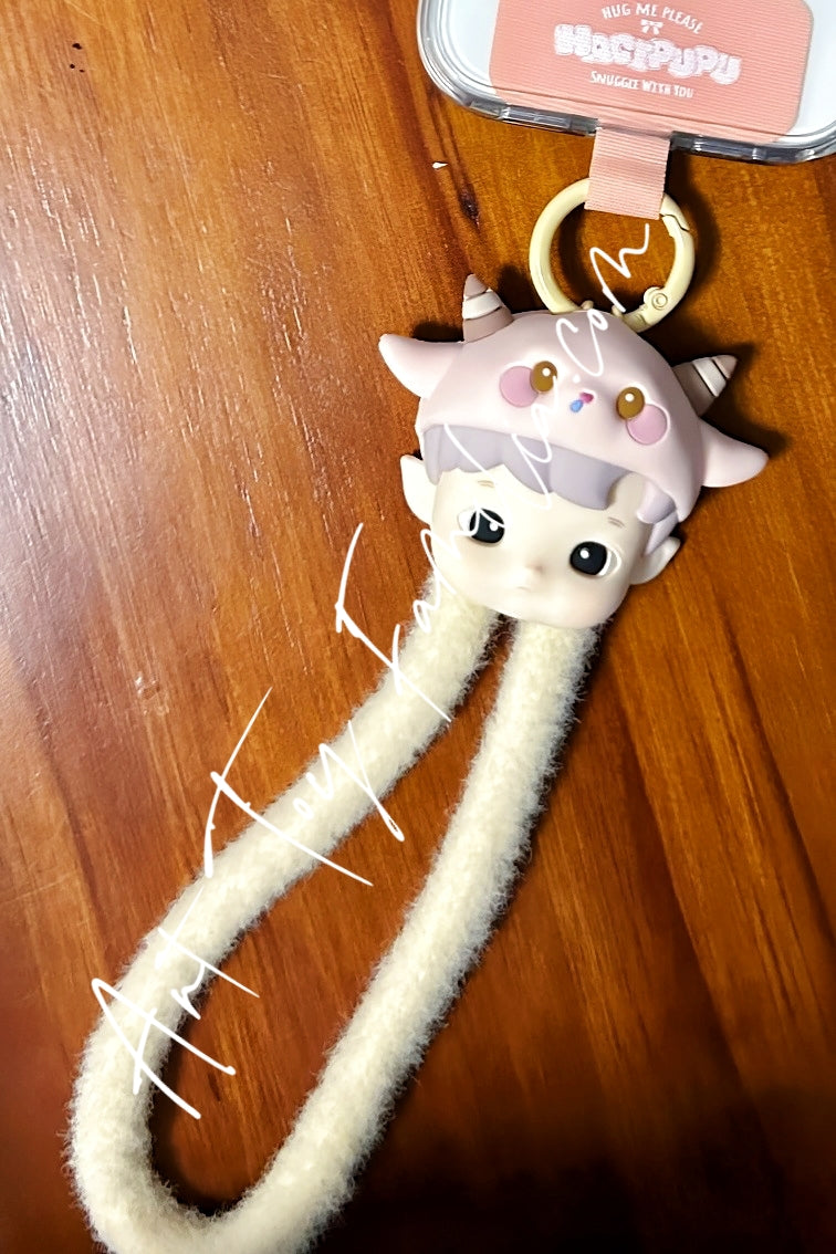 Hacipupu Snuggle With You Series Phone Lanyard - 动物贴贴系列手机挂绳