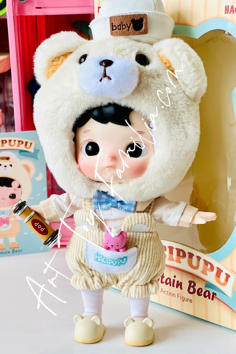 Hacipupu Captain Bear Action Figure - 小熊船长可动人偶