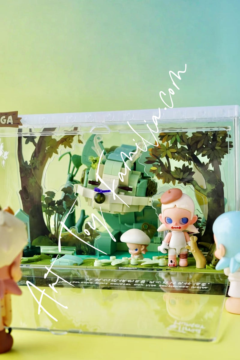 Zsiga Walking Into The Forest Series Blocks Figurine - 森林漫步系列拼搭积木