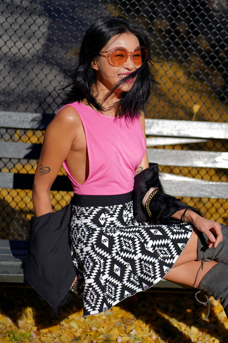 Solid Low Side High Cut Skinny Bodysuit