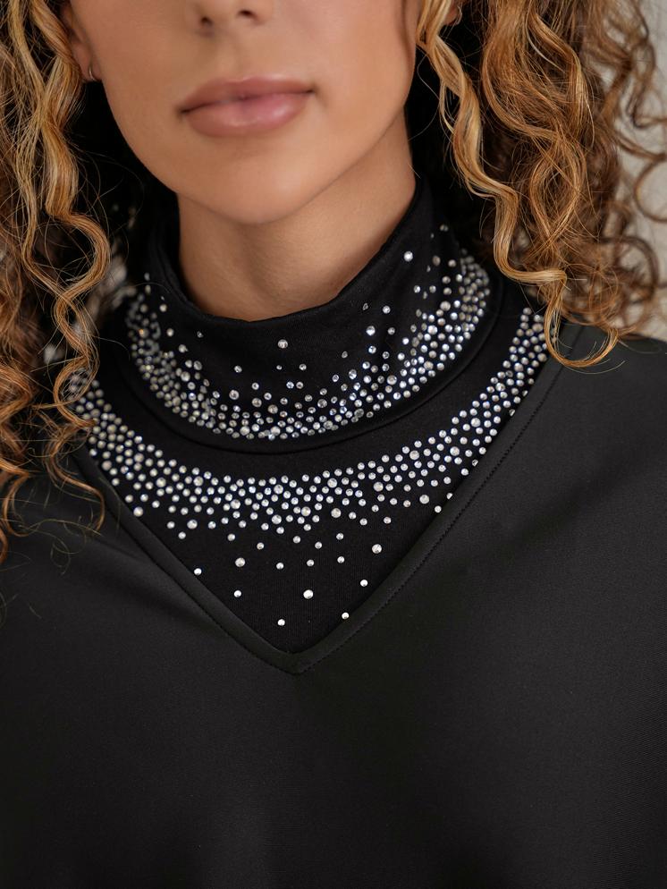 Rhinestone Embellish Top