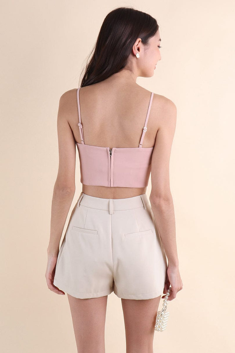 STARRY EMBELLISHED TOP IN PINK