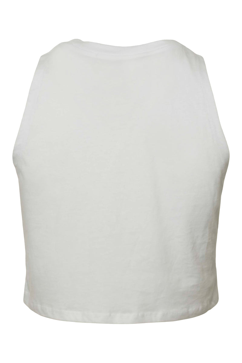 Tina Embellished Dog Jamming Cotton Cropped Tank