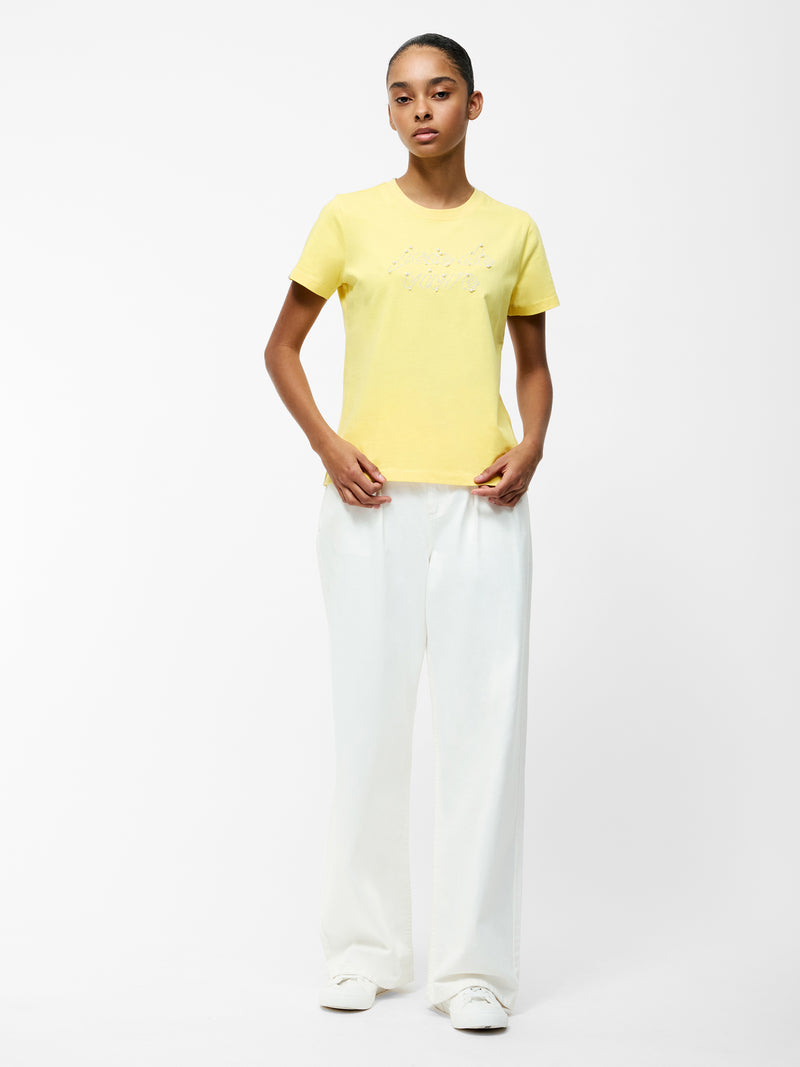 Joie De Vivre Embellished Short Sleeve T-Shirt