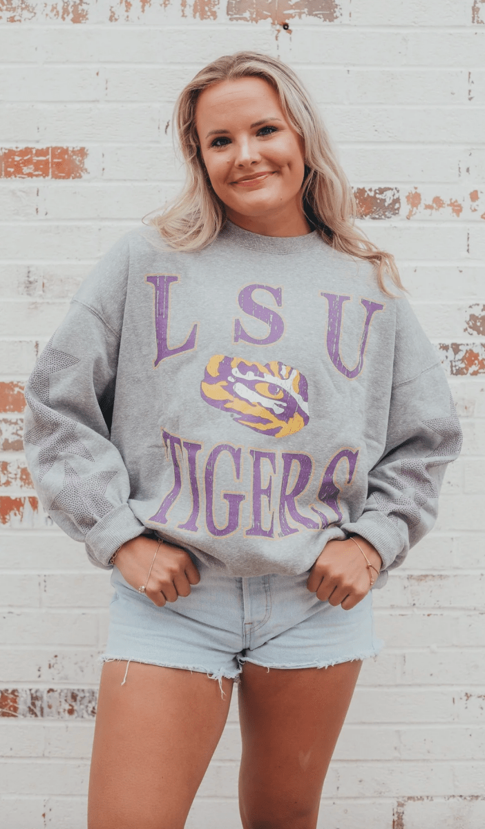 LSU Wynn Star Embellished Pullover