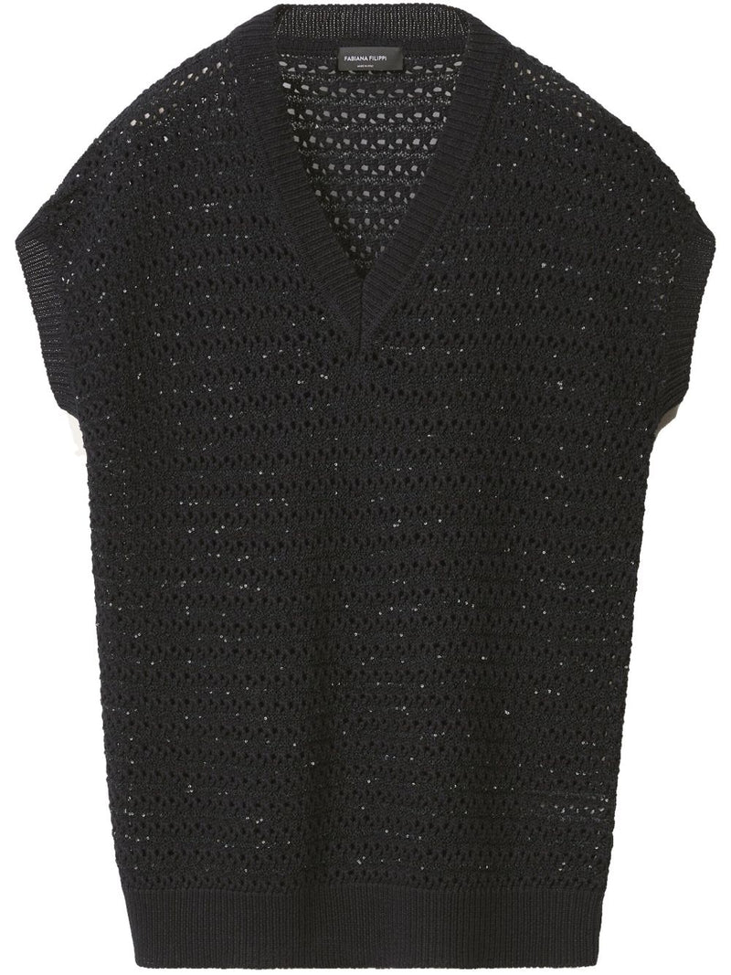 Fabiana Filippi Sequin Embellished Sweater