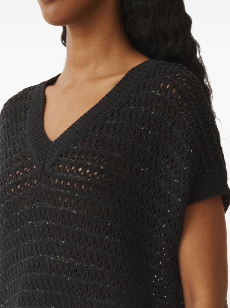 Fabiana Filippi Sequin Embellished Sweater