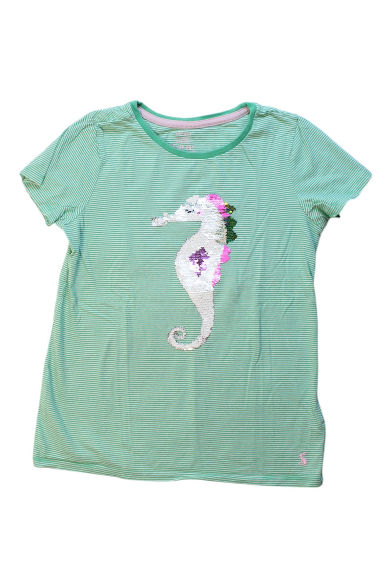Joules Seahorse Embellished Shirt 10Y