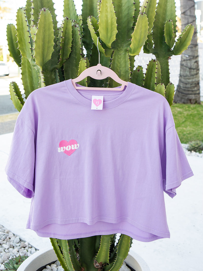W.O.W. Crop Tee