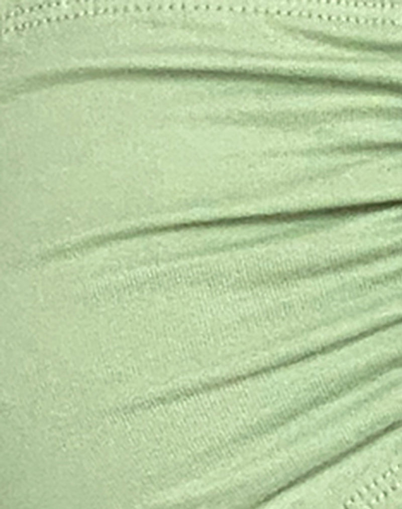 Dayu Bandeau Crop Top in Silver Sage