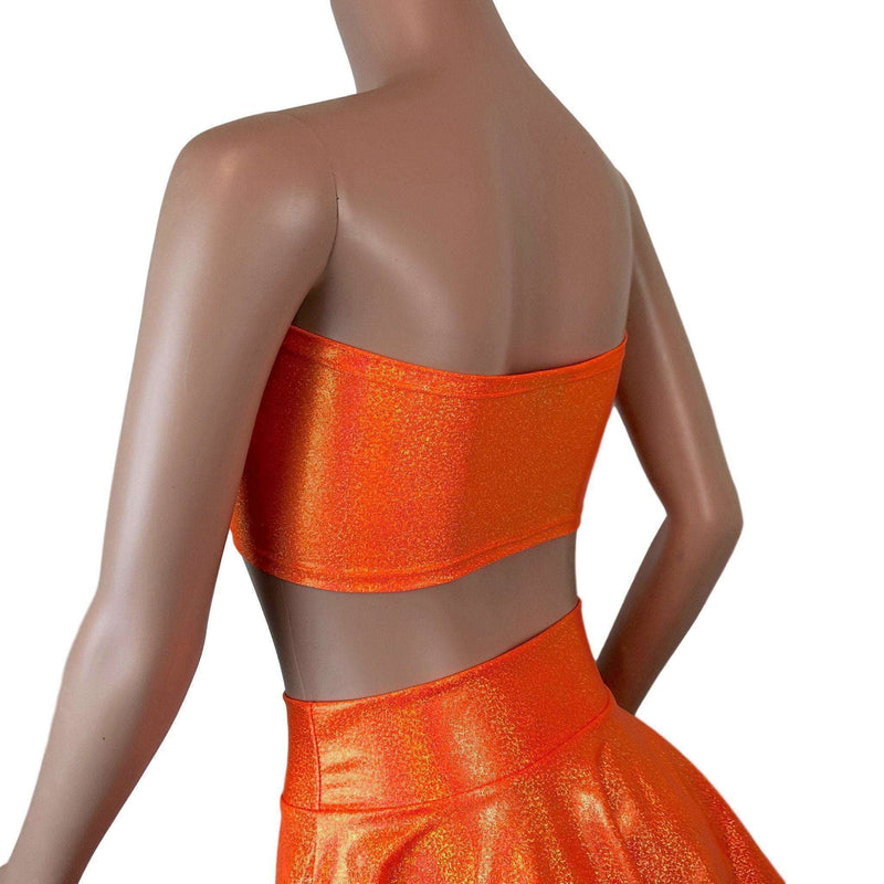 Tube Top Bandeau - Orange Sparkle