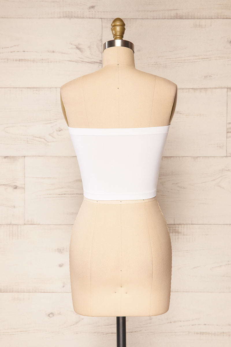 Dolna White | Bandeau Top