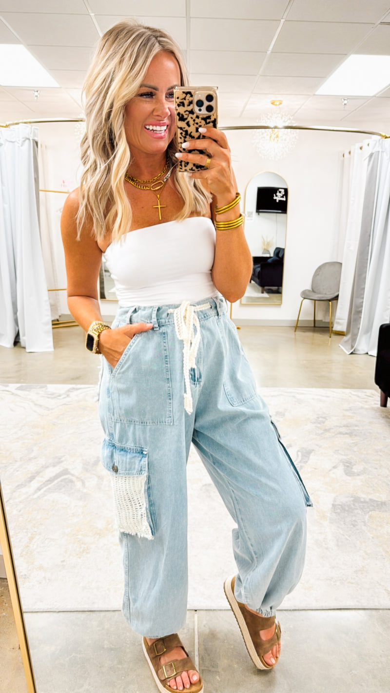 Basic Bandeau Top- White