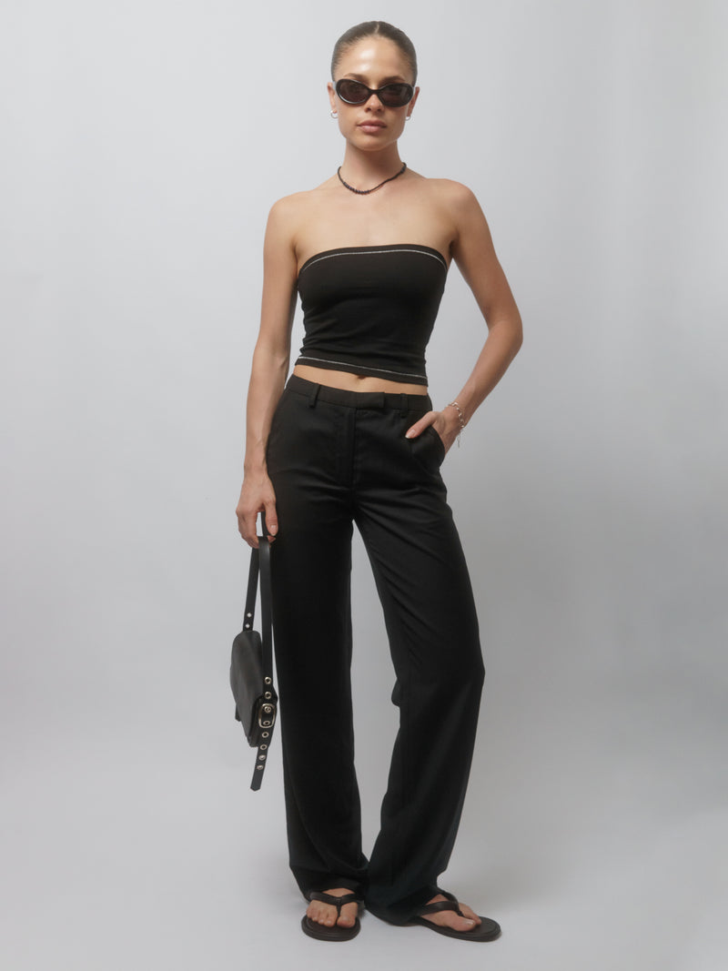 The Lair Apparel Romy Bandeau Black