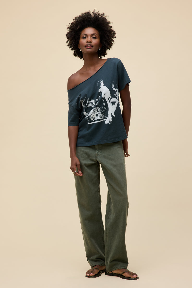 Queen 1975 Off-The-Shoulder Tee
