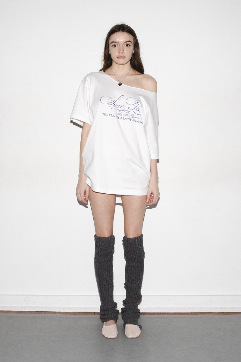 Swan Lake Off Shoulder T-Shirt