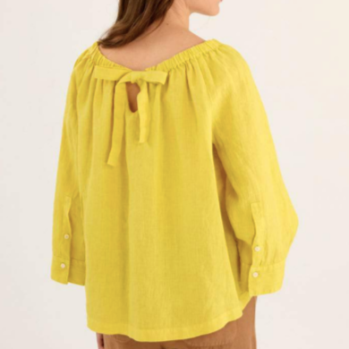 Off The Shoulder LInen Shirt