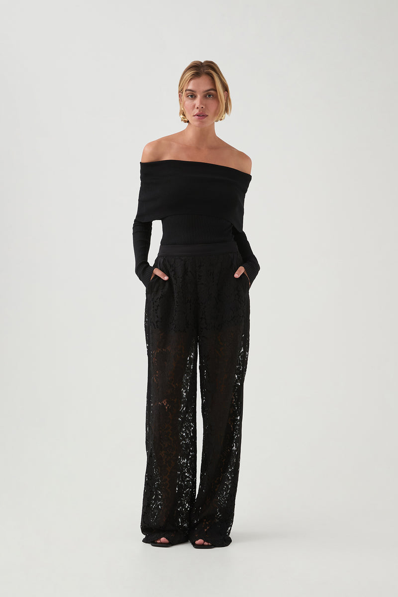 Deia Off Shoulder Long Sleeve Top