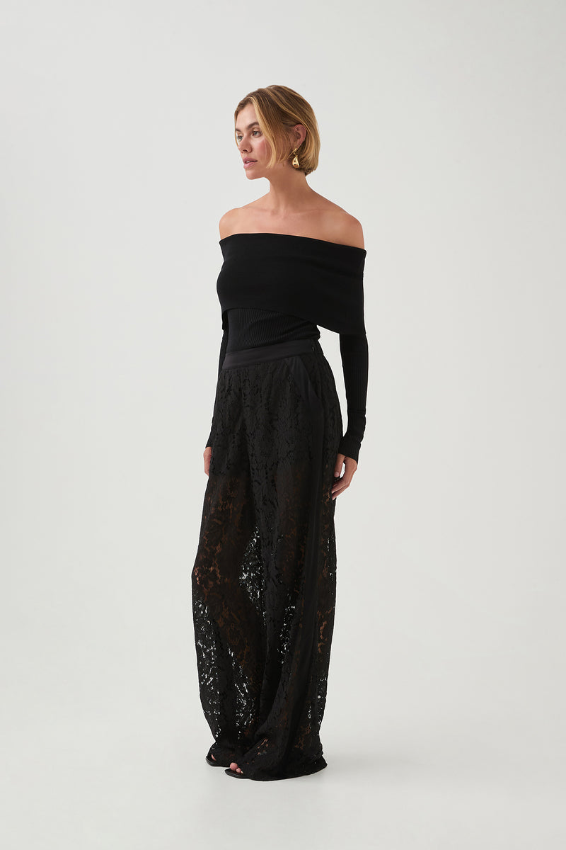 Deia Off Shoulder Long Sleeve Top