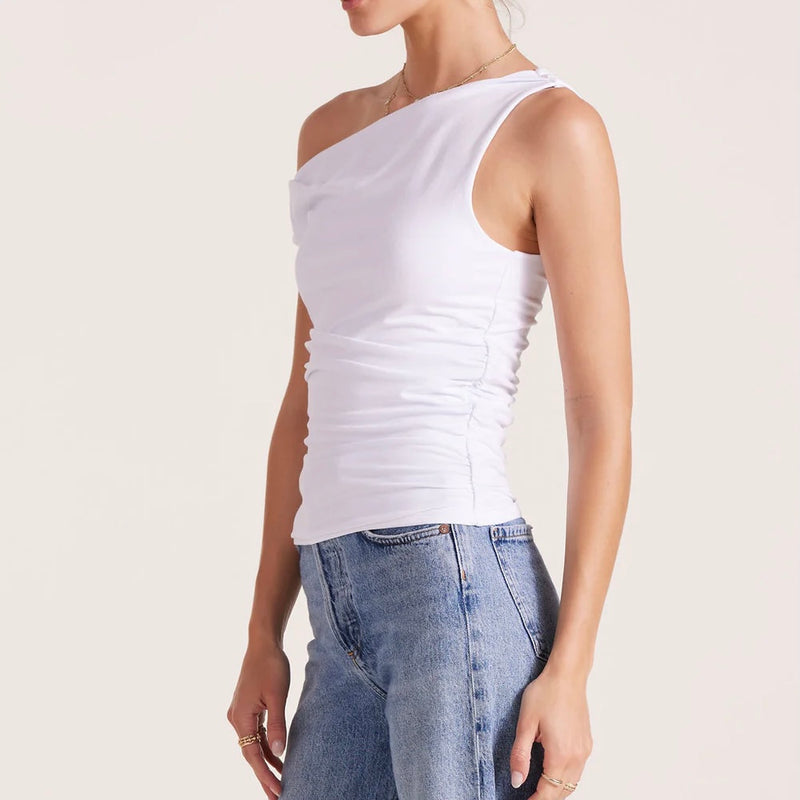 Bobi Off The Shoulder Top- white