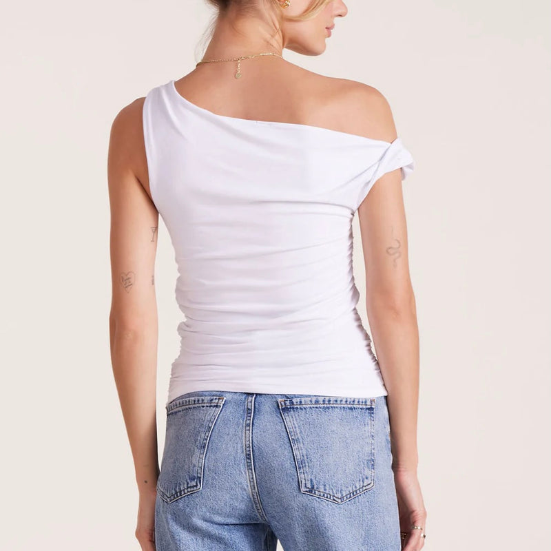 Bobi Off The Shoulder Top- white