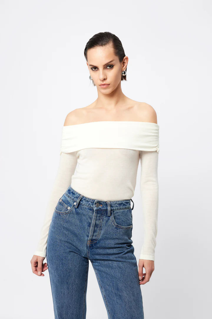 MOSSMAN | MAINE OFF SHOULDER TOP
