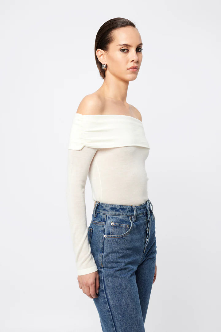MOSSMAN | MAINE OFF SHOULDER TOP