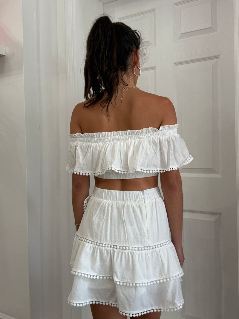 Coastal Shores Off The Shoulder Top