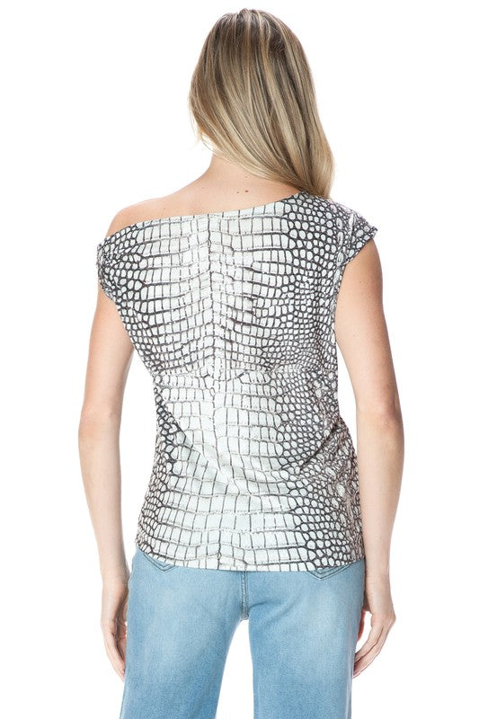Ariella Off Shoulder Slouchy Top