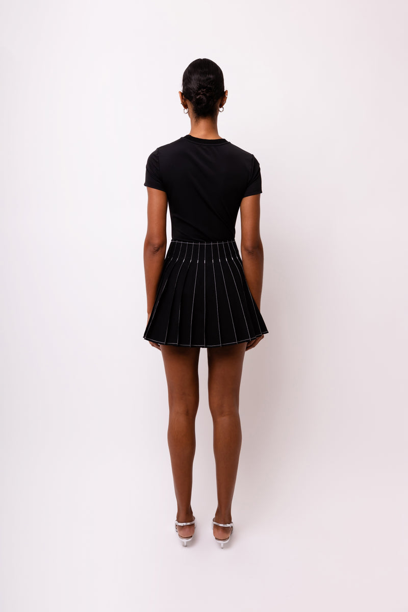 Bowie Black Heart Cut Out Top