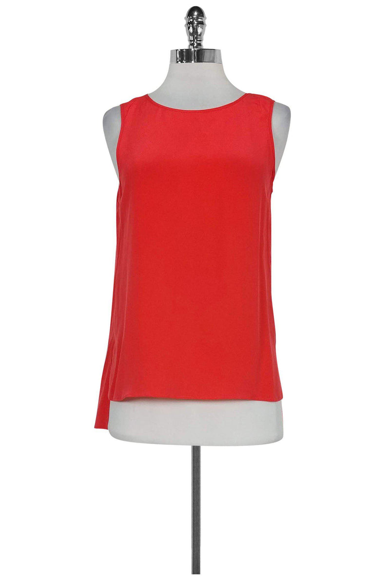 Parker - Coral Cut Out Back Tank Top Sz S