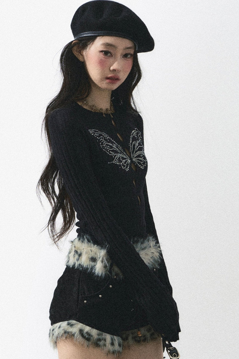 Knitted Cut Out Inner Top