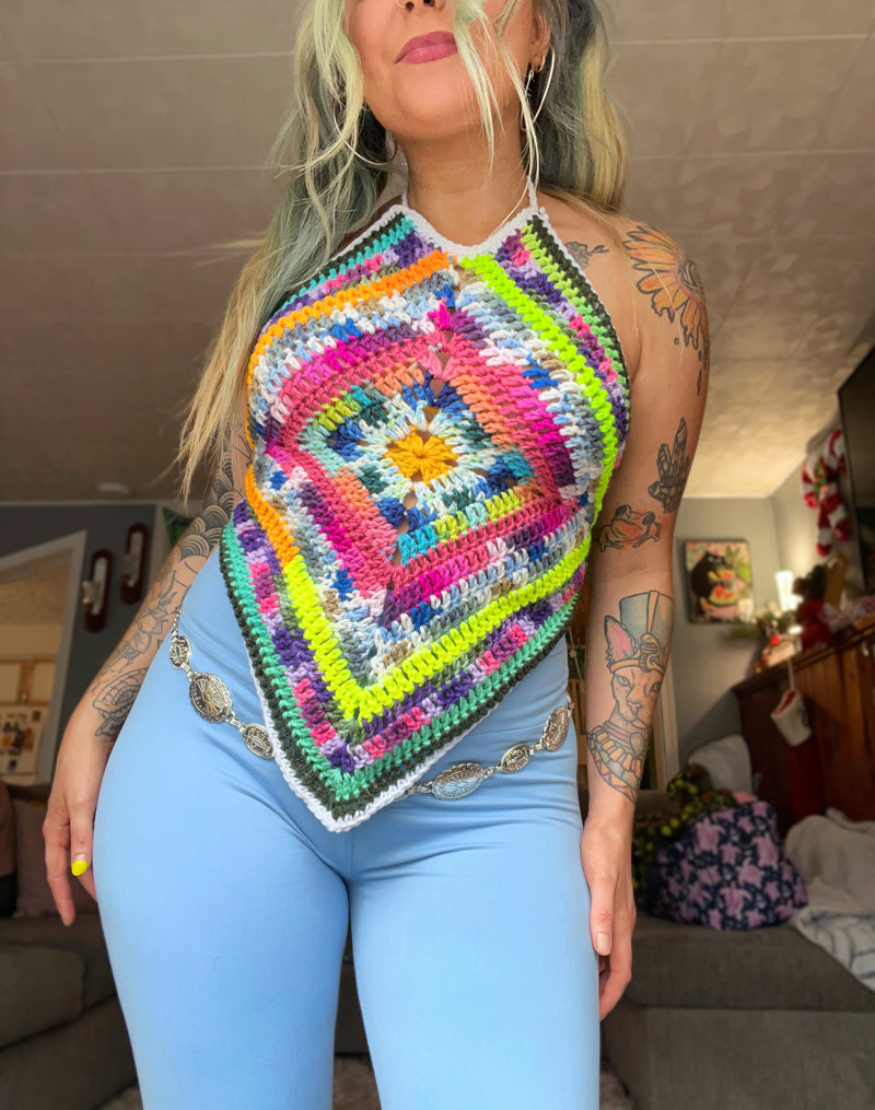 XS-M Backless Diamond Top