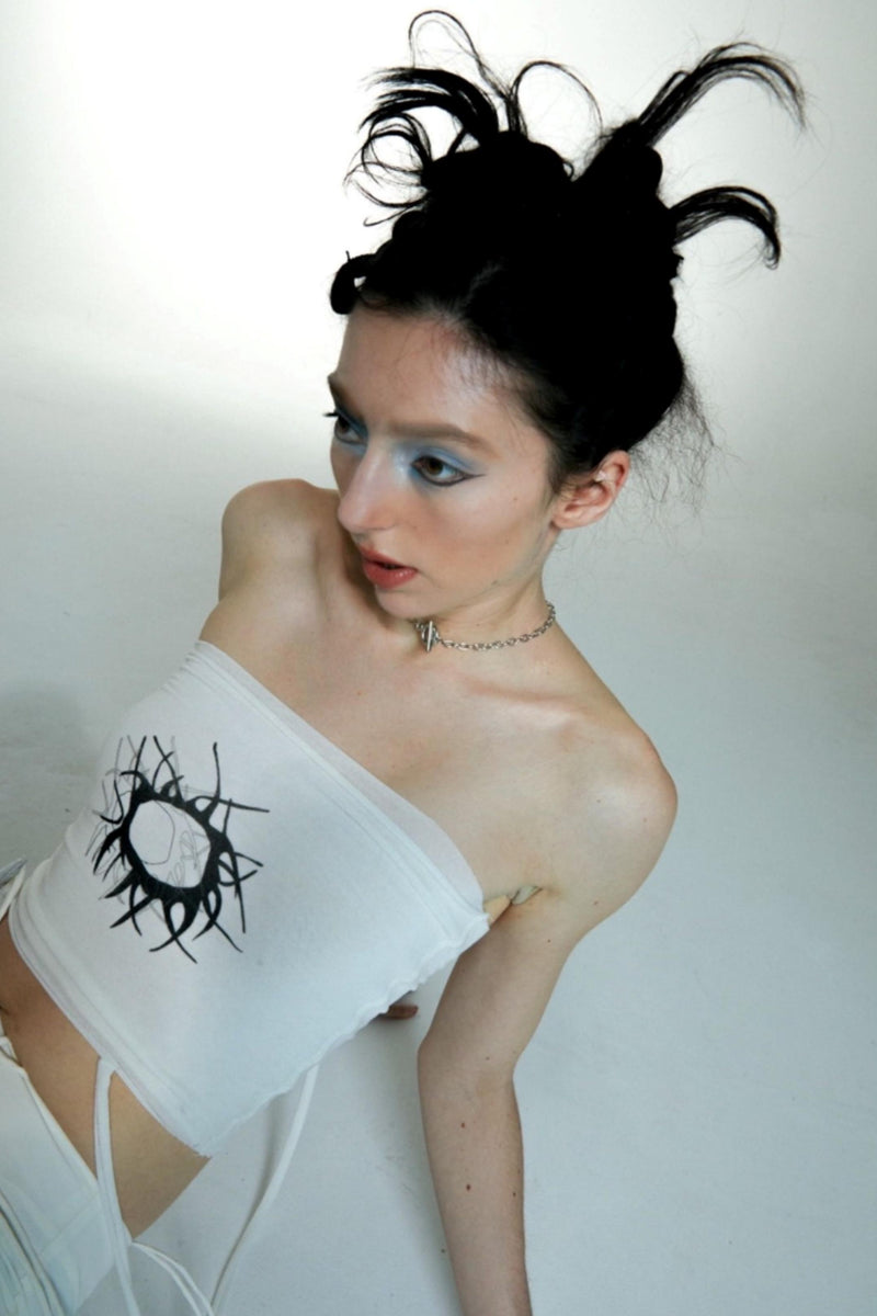 Sunlit Backless Top