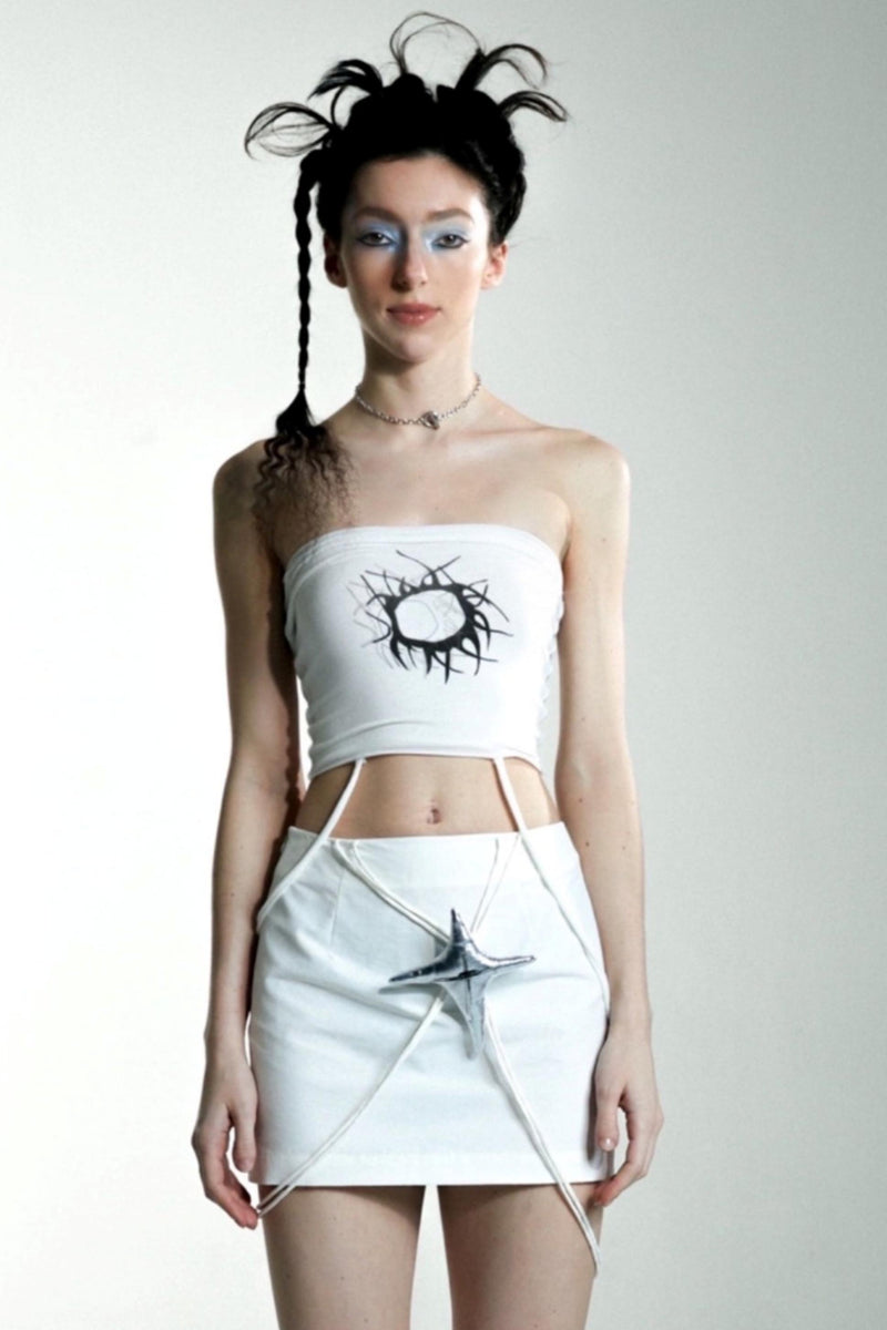 Sunlit Backless Top