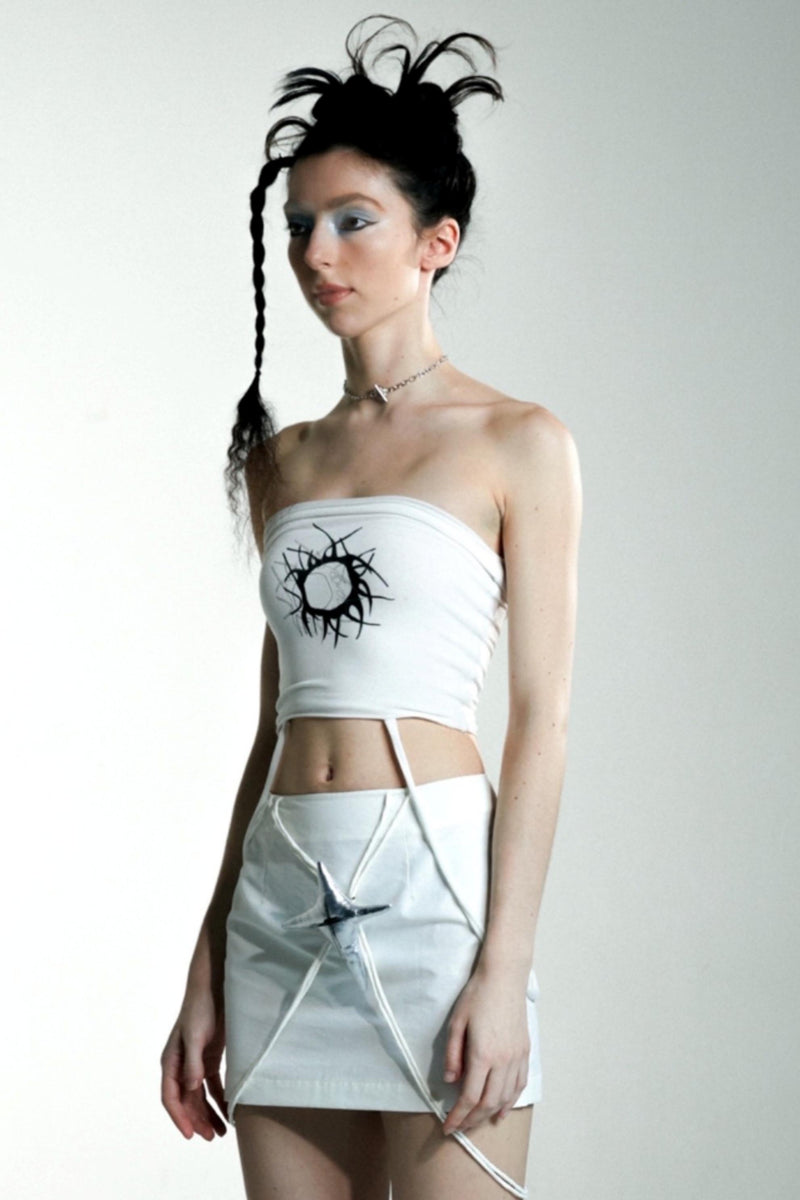 Sunlit Backless Top