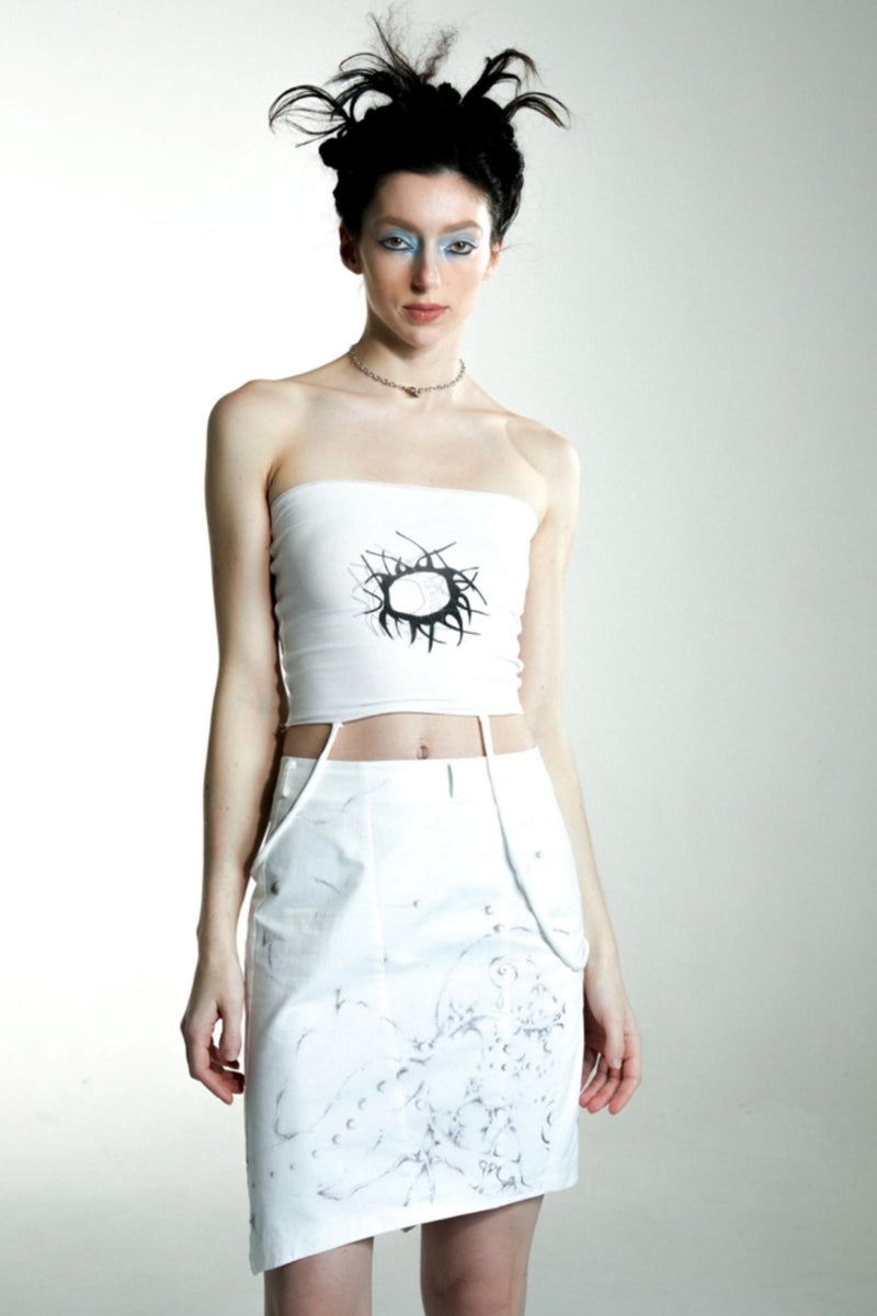 Sunlit Backless Top
