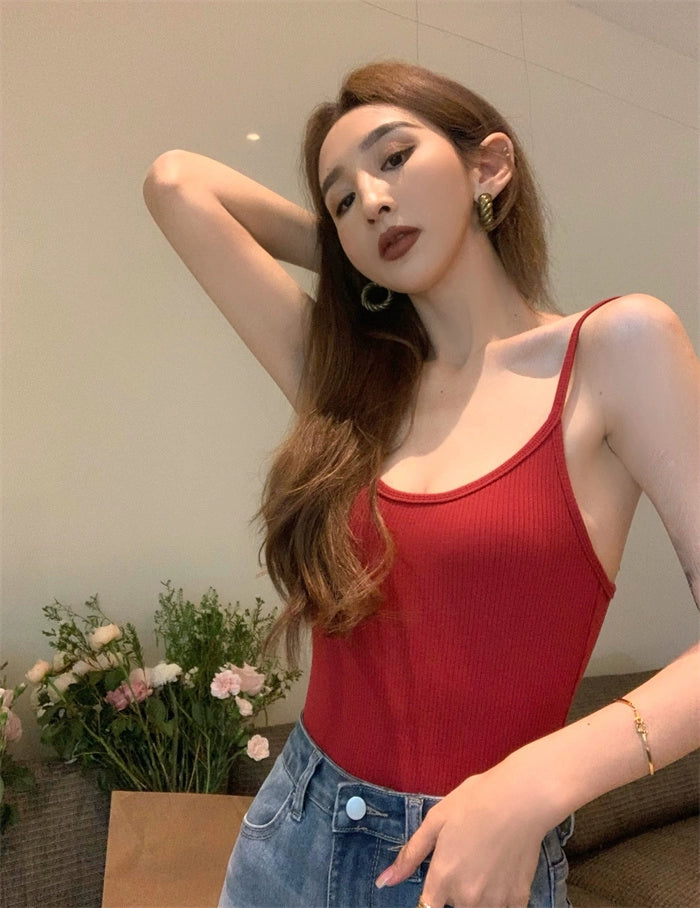 Hot Girls Triangle Strap Spring Sexy Backless Siamese