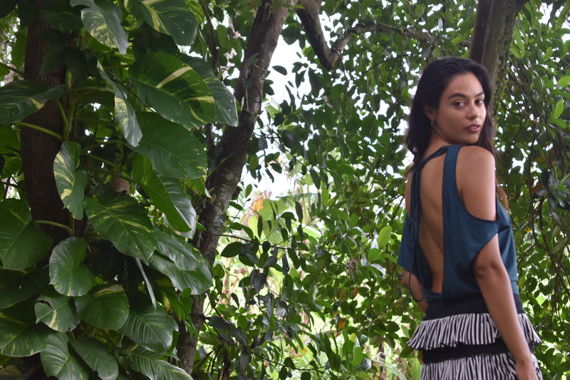 Summer Bless Backless Top