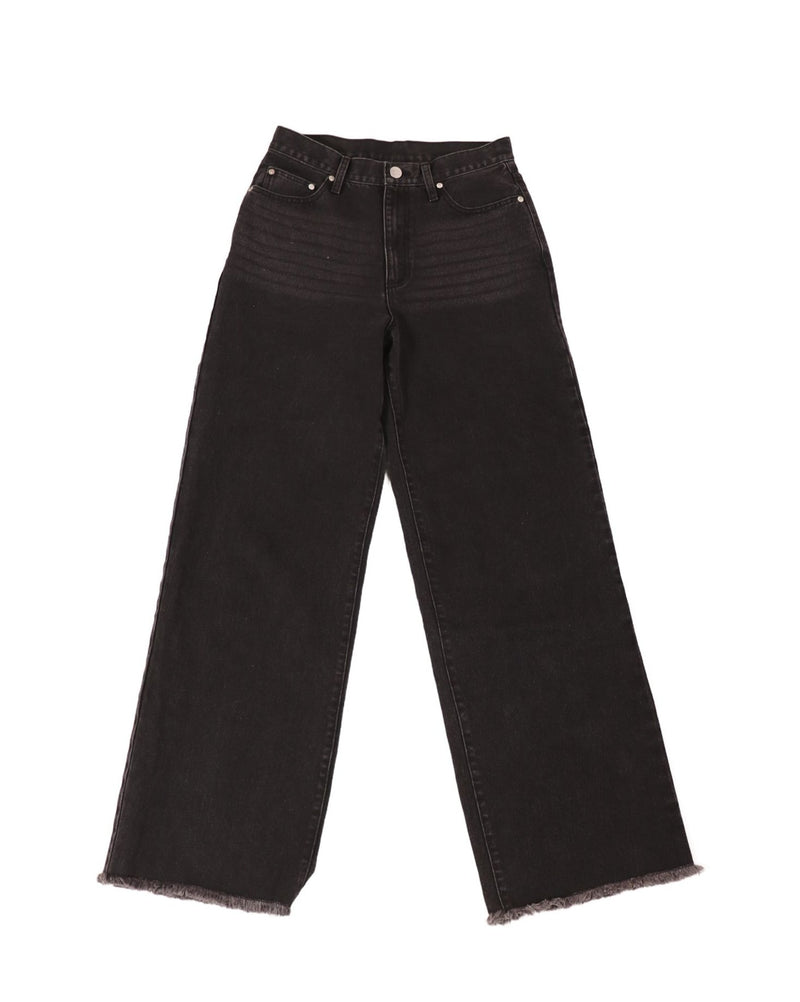 Cowboy Pillows Black Denim Straight Leg Jeans