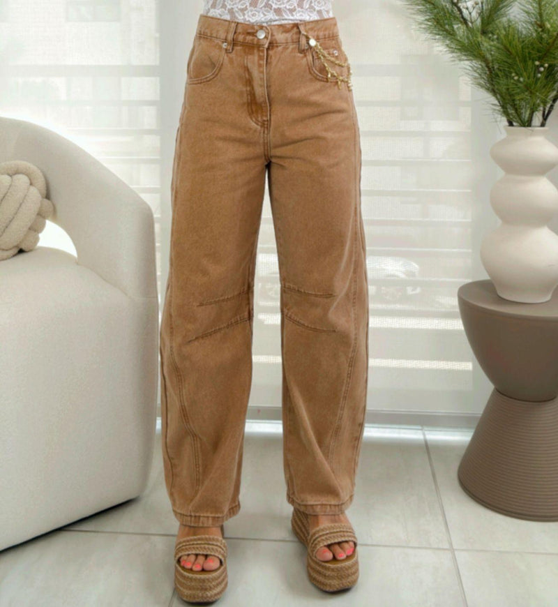 2740 Slouchy relax fit denim pants