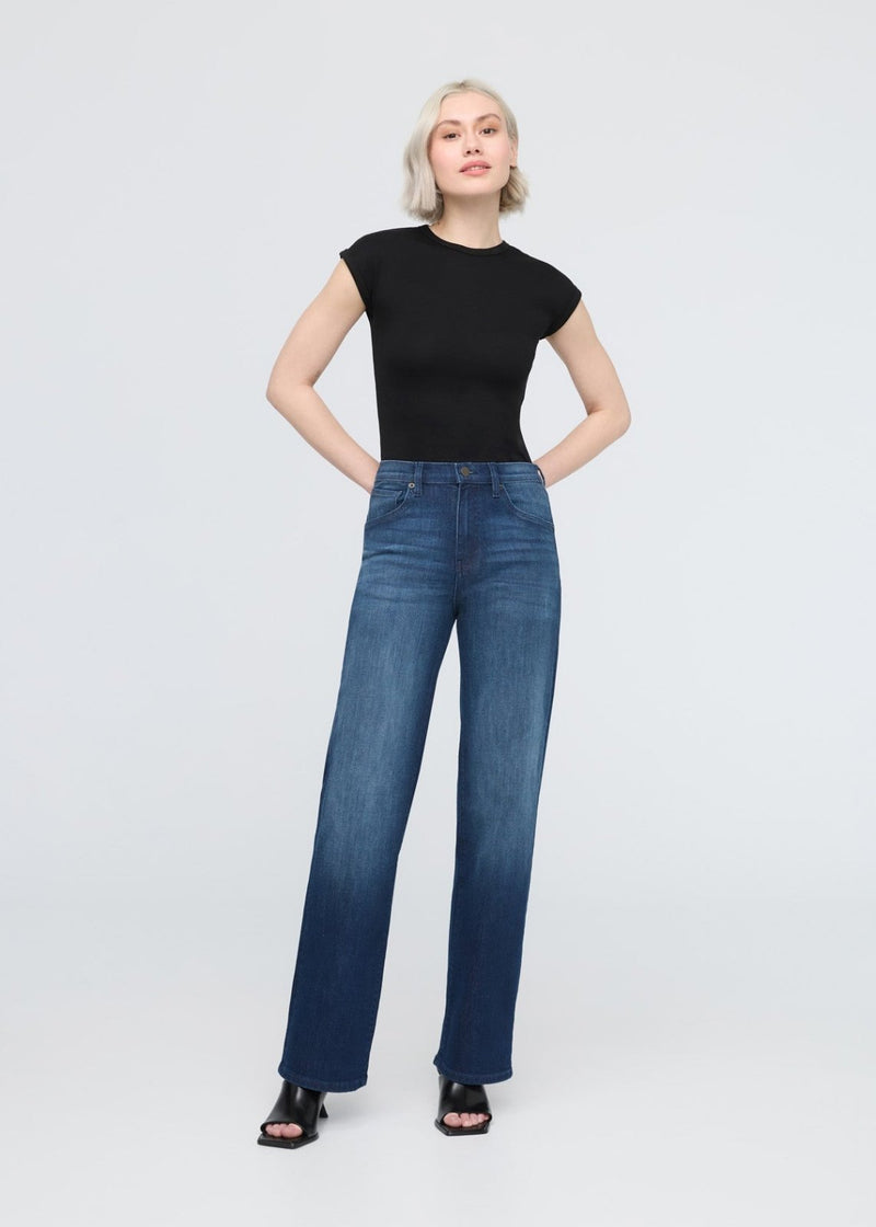 Performance Denim+ High Rise Straight - Moonlight