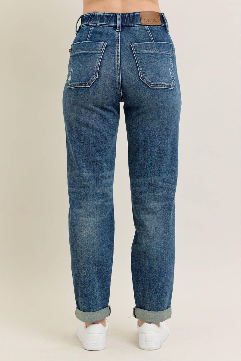 Judy Blue High Waist Vintage Jogger Denim Jeans 88971