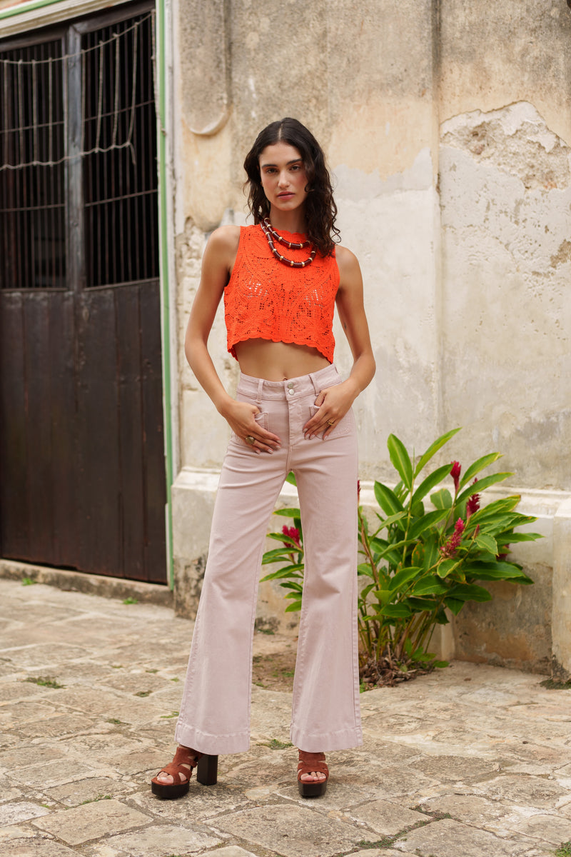 Jean Elena - denim rose