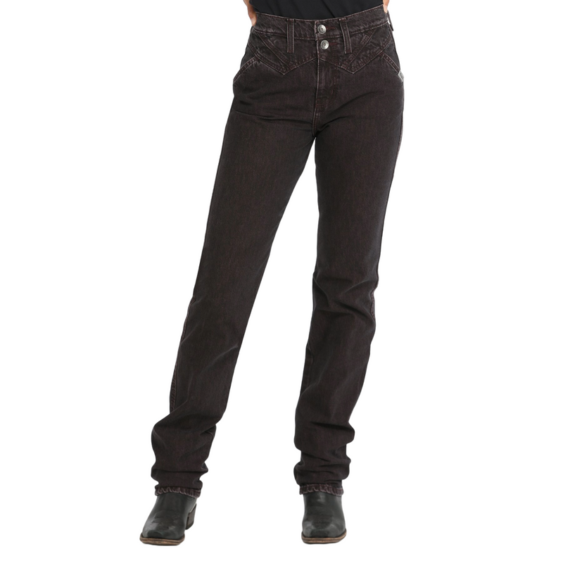 Cruel Denim Ladies Quinn Black Cherry Tapered Jean CB74654004