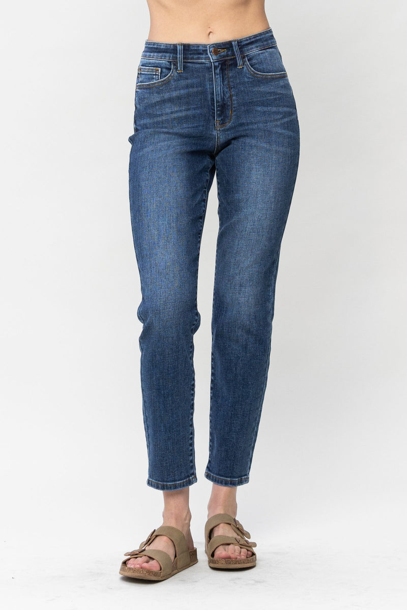 Judy Blue High Waist Shield Back Pocket Slim Denim Jeans 82549