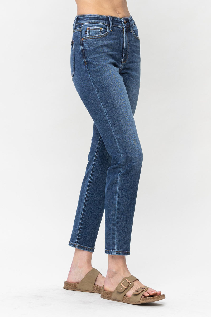 Judy Blue High Waist Shield Back Pocket Slim Denim Jeans 82549