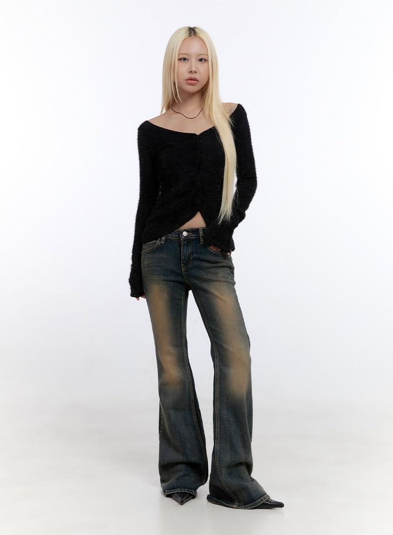 Marlowe Denim Daze Slim Fit Flared Jeans CO423